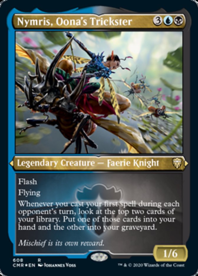 Nymris, Oona's Trickster (Etched) [Commander Legends] | Card Merchant Takapuna