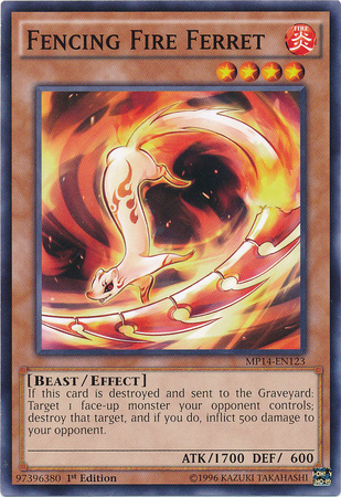 Fencing Fire Ferret [MP14-EN123] Common | Card Merchant Takapuna