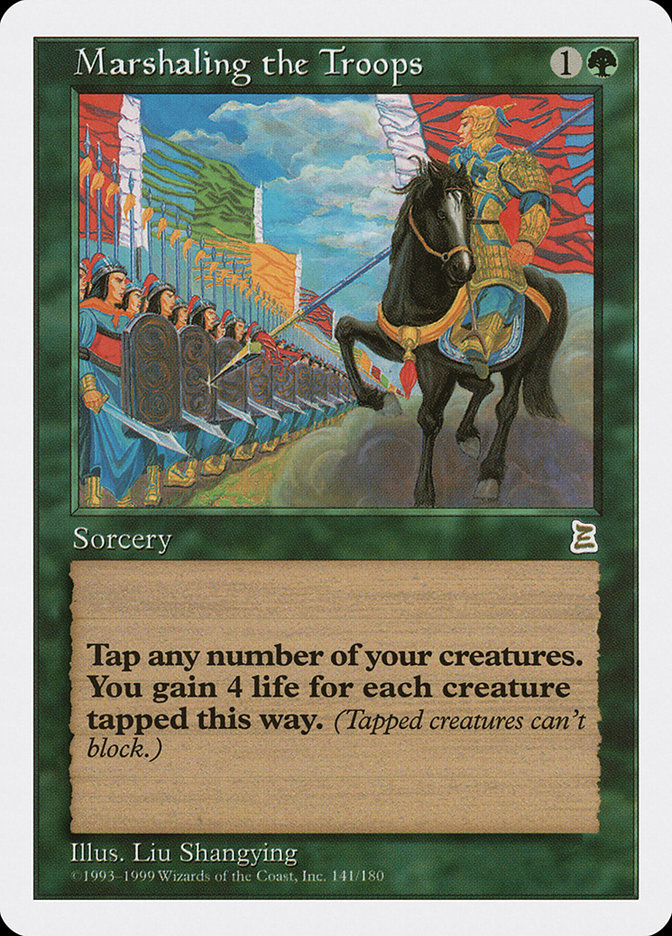 Marshaling the Troops [Portal Three Kingdoms] | Card Merchant Takapuna