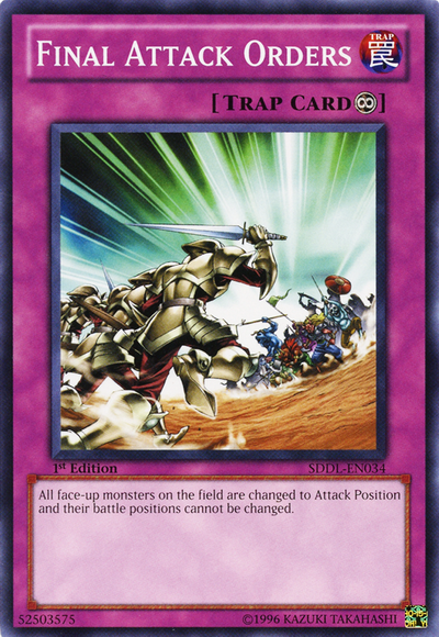 Final Attack Orders [SDDL-EN034] Common | Card Merchant Takapuna