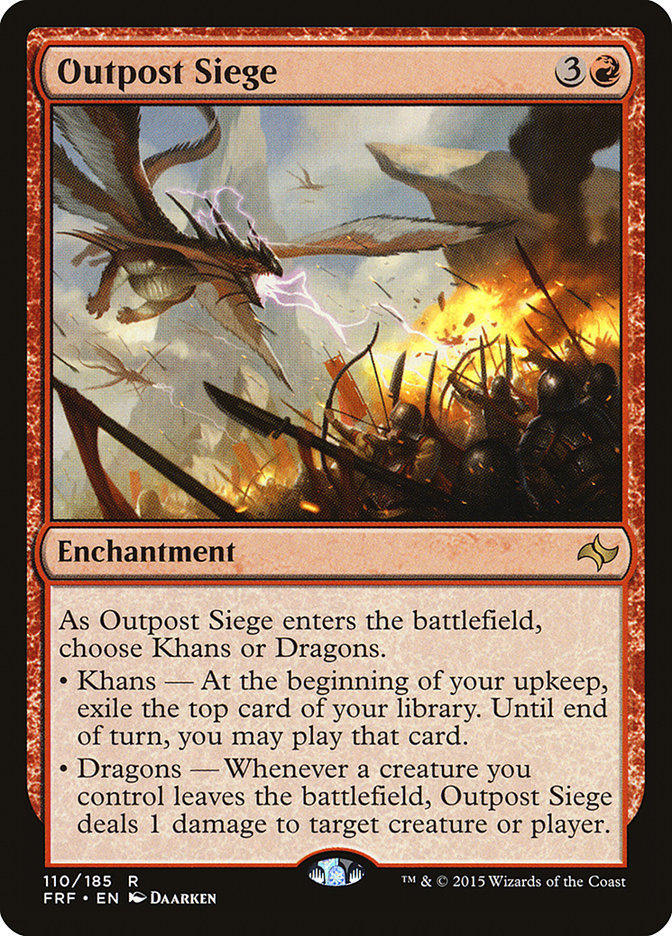 Outpost Siege [Fate Reforged] | Card Merchant Takapuna