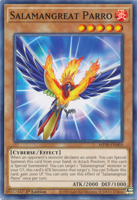 Salamangreat Parro [MP20-EN003] Common | Card Merchant Takapuna