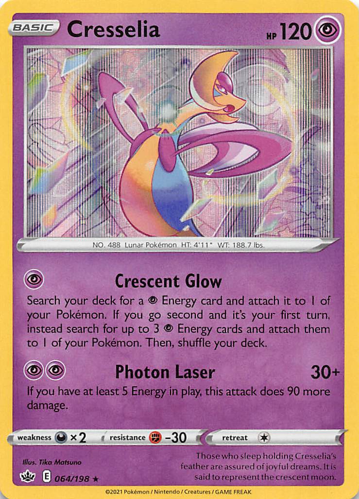 Cresselia (064/198) [Sword & Shield: Chilling Reign] | Card Merchant Takapuna