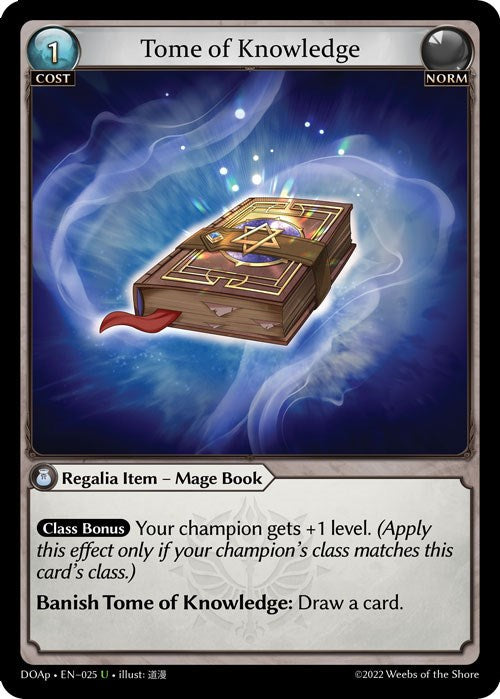 Tome of Knowledge (025) [Dawn of Ashes: Prelude] | Card Merchant Takapuna