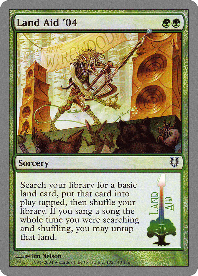 Land Aid '04 [Unhinged] | Card Merchant Takapuna