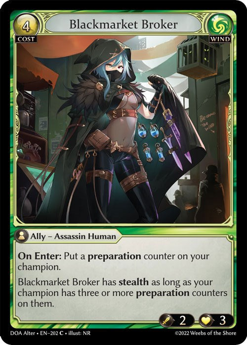Blackmarket Broker (202) [Dawn of Ashes: Alter Edition] | Card Merchant Takapuna