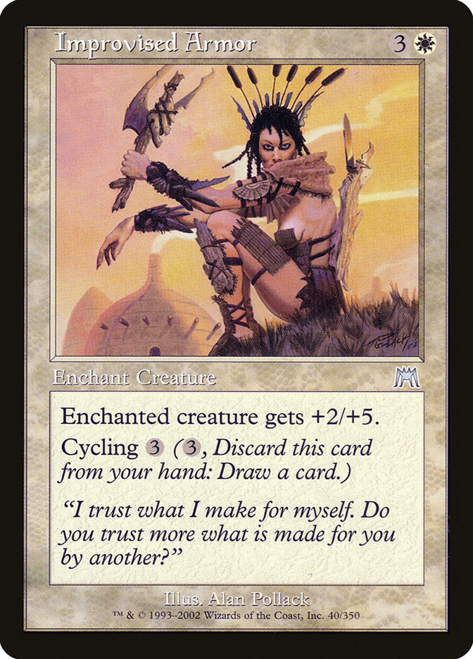 Improvised Armor [Onslaught] | Card Merchant Takapuna
