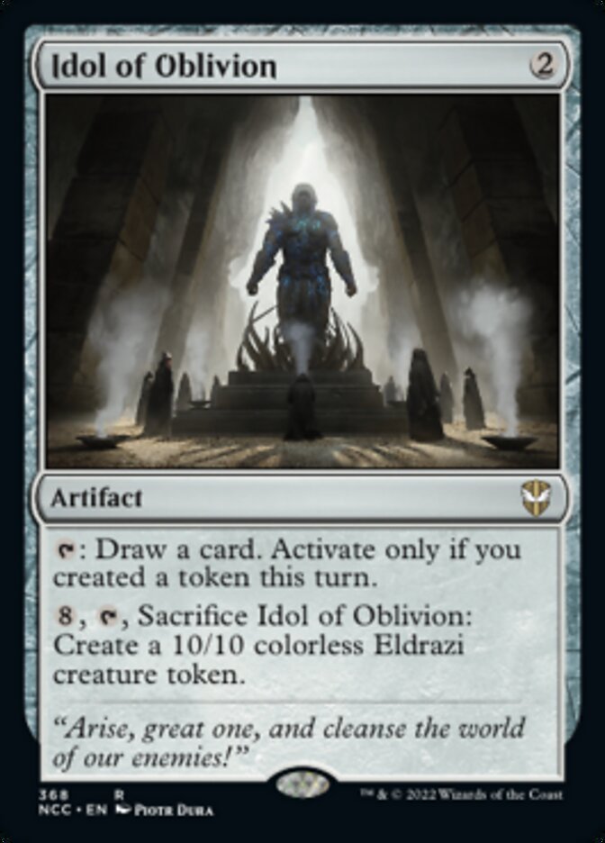 Idol of Oblivion [Streets of New Capenna Commander] | Card Merchant Takapuna