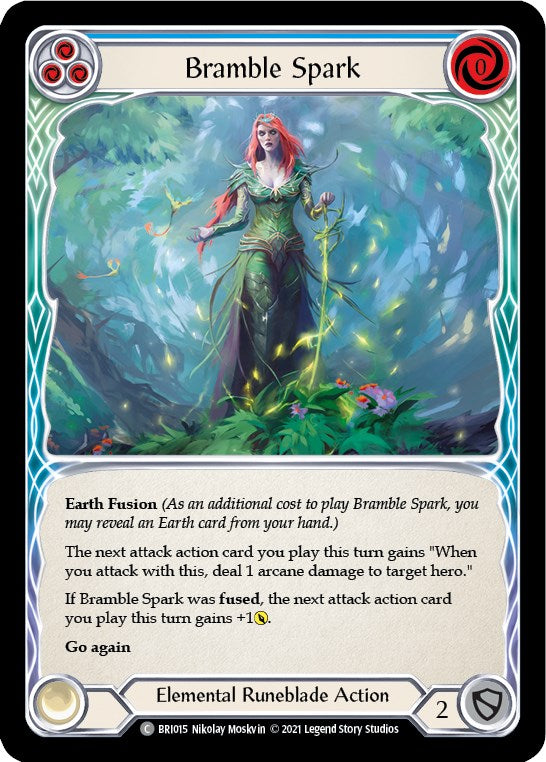 Bramble Spark (Blue) [BRI015] (Tales of Aria Briar Blitz Deck)  1st Edition Normal | Card Merchant Takapuna