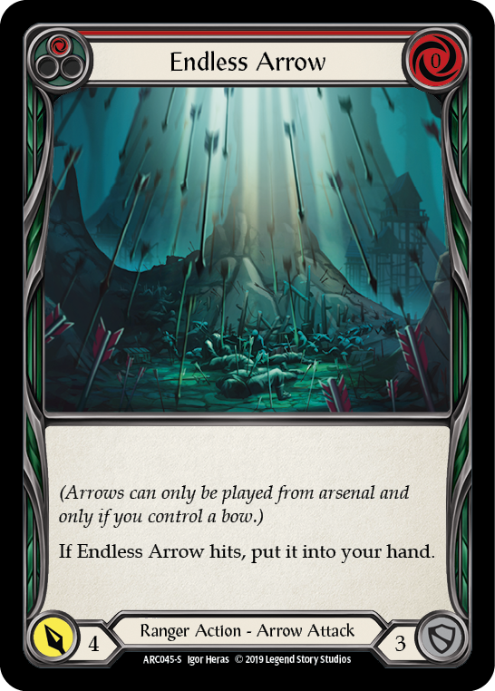 Endless Arrow [ARC045-S] (Arcane Rising)  1st Edition Normal | Card Merchant Takapuna