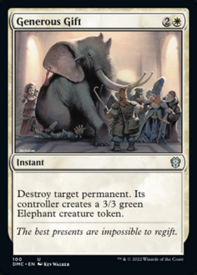 Generous Gift [Dominaria United Commander] | Card Merchant Takapuna