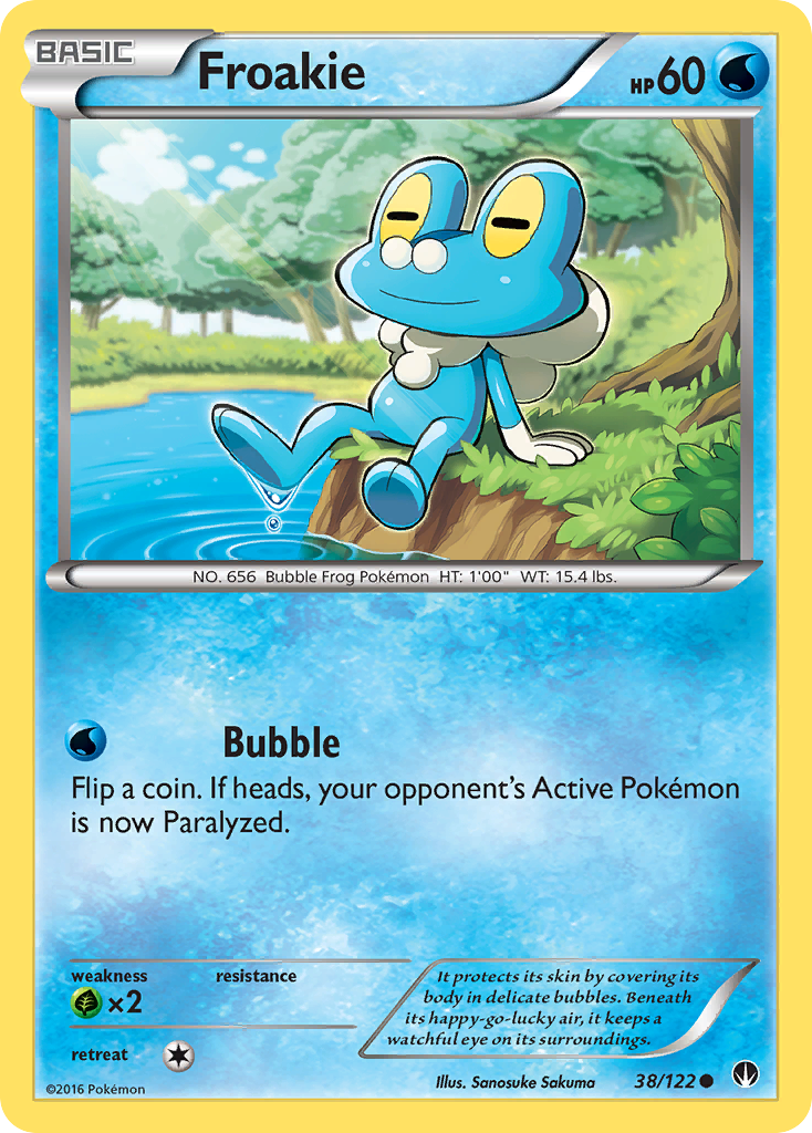 Froakie (38/122) [XY: BREAKpoint] | Card Merchant Takapuna