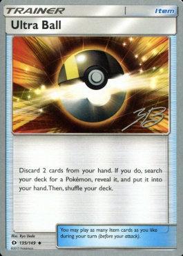 Ultra Ball (135/149) (Ice Path FTW - Zachary Bokhari) [World Championships 2017] | Card Merchant Takapuna