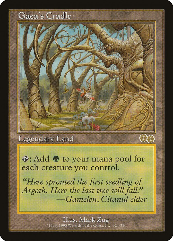 Gaea's Cradle [Urza's Saga] | Card Merchant Takapuna