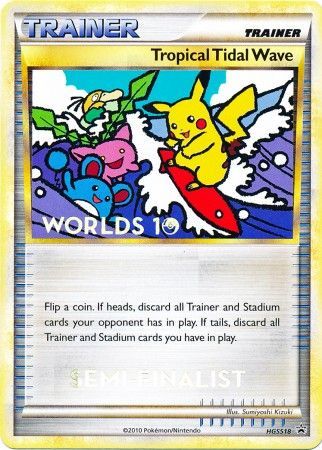 Tropical Tidal Wave (HGSS18) (Semi Finalist) [HeartGold & SoulSilver: Black Star Promos] | Card Merchant Takapuna