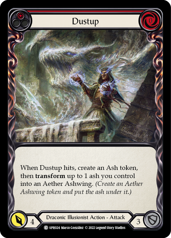 Dustup (Red) [UPR024] (Uprising)  Rainbow Foil | Card Merchant Takapuna