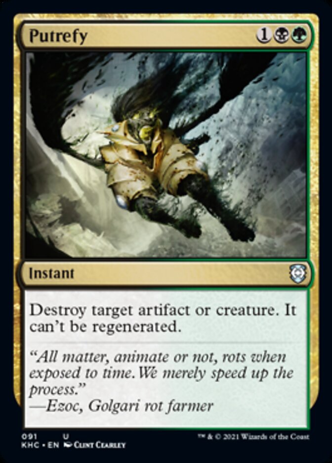 Putrefy [Kaldheim Commander] | Card Merchant Takapuna