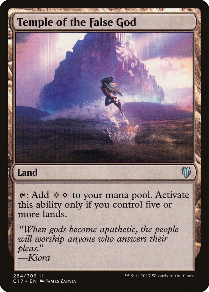 Temple of the False God [Commander 2017] | Card Merchant Takapuna