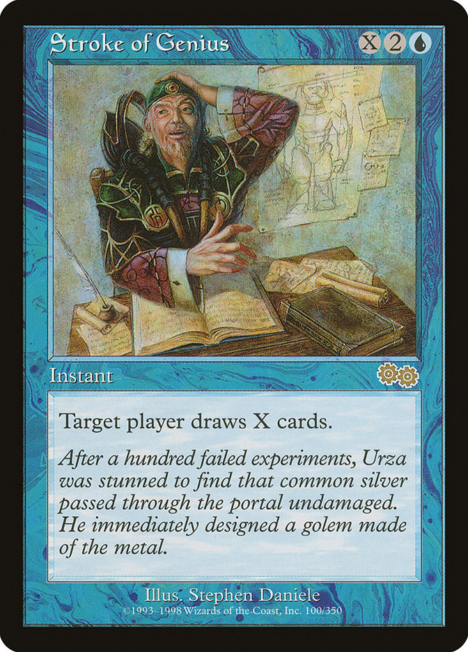 Stroke of Genius [Urza's Saga] | Card Merchant Takapuna