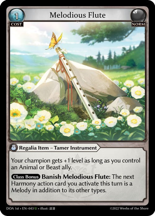 Melodious Flute (043) [Dawn of Ashes: 1st Edition] | Card Merchant Takapuna