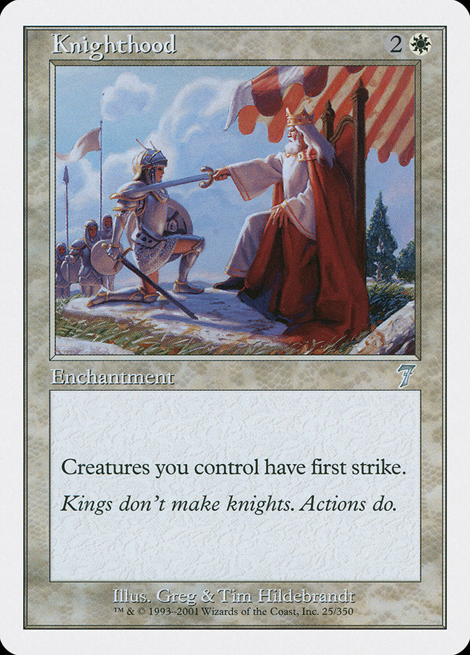 Knighthood [Seventh Edition] | Card Merchant Takapuna