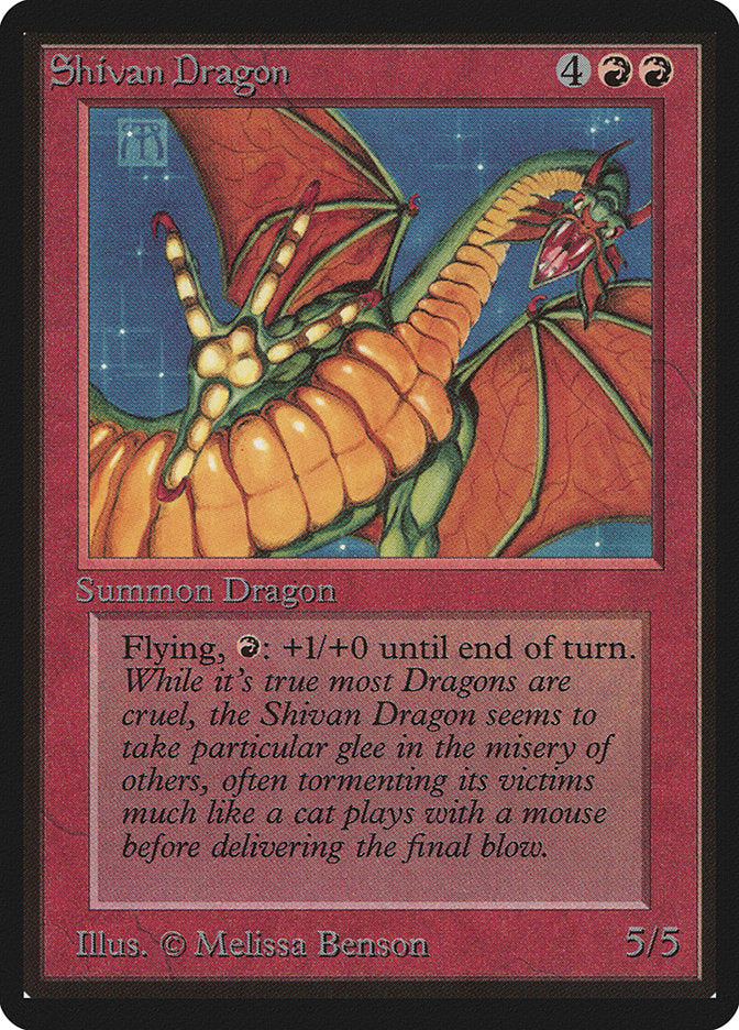 Shivan Dragon [Beta Edition] | Card Merchant Takapuna