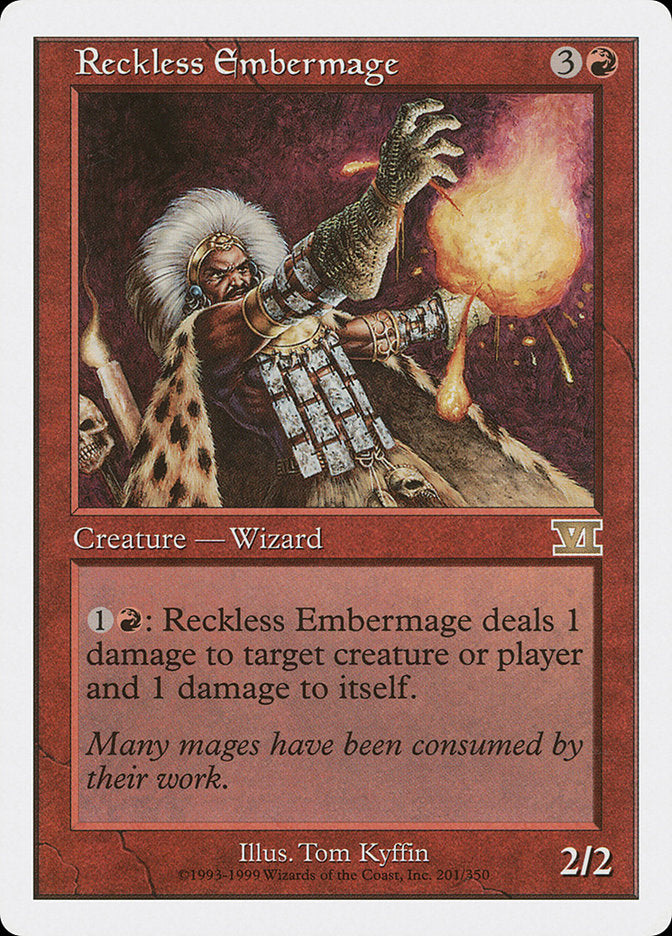 Reckless Embermage [Classic Sixth Edition] | Card Merchant Takapuna