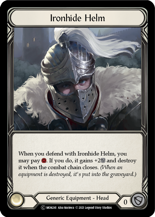 Ironhide Helm [U-MON241] (Monarch Unlimited)  Unlimited Normal | Card Merchant Takapuna