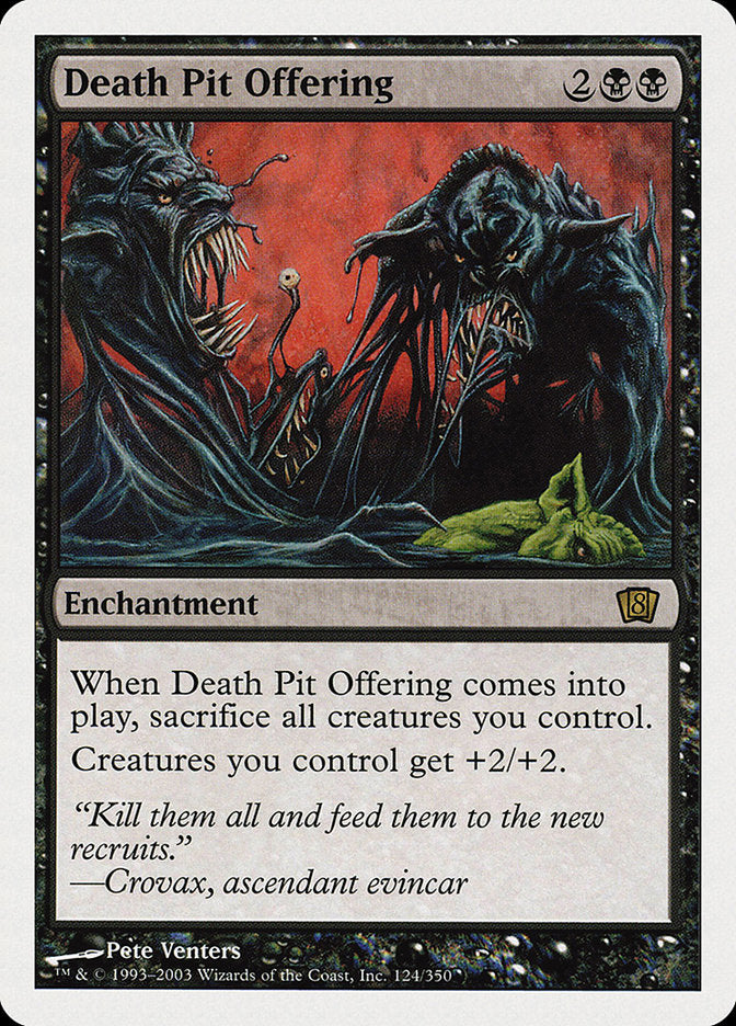 Death Pit Offering [Eighth Edition] | Card Merchant Takapuna