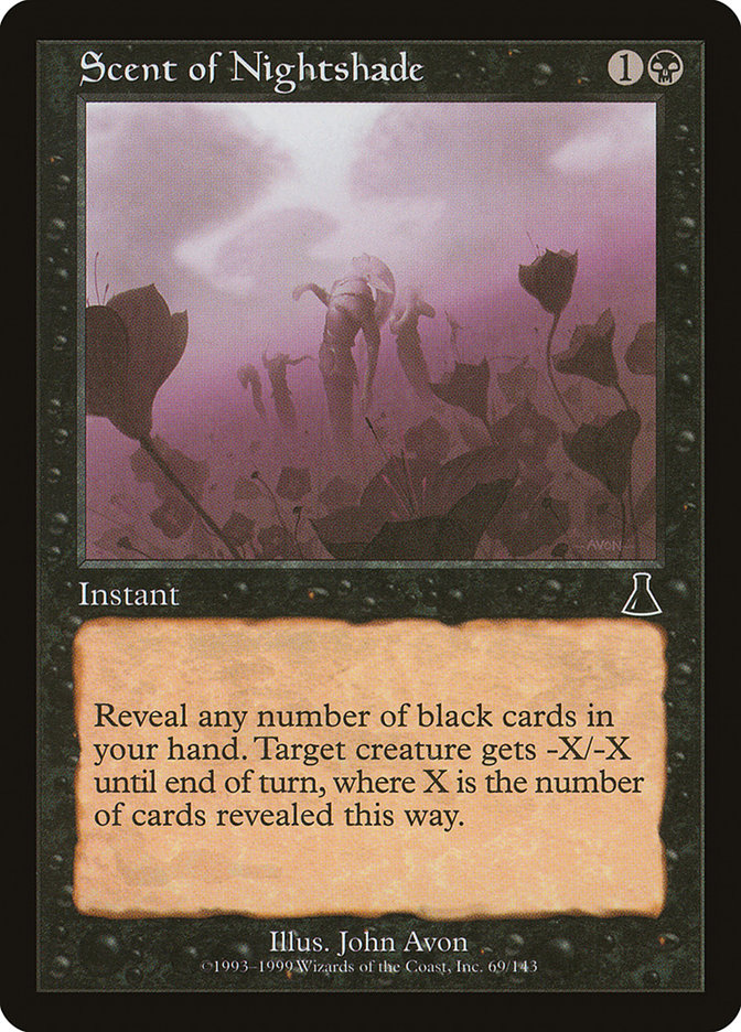 Scent of Nightshade [Urza's Destiny] | Card Merchant Takapuna