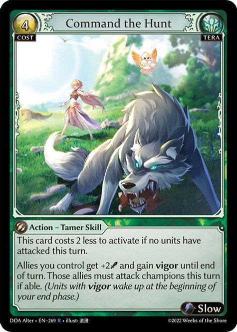 Command the Hunt (269) [Dawn of Ashes: Alter Edition] | Card Merchant Takapuna