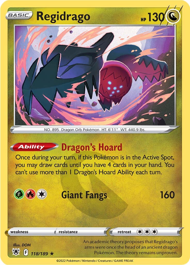 Regidrago (118/189) [Sword & Shield: Astral Radiance] | Card Merchant Takapuna