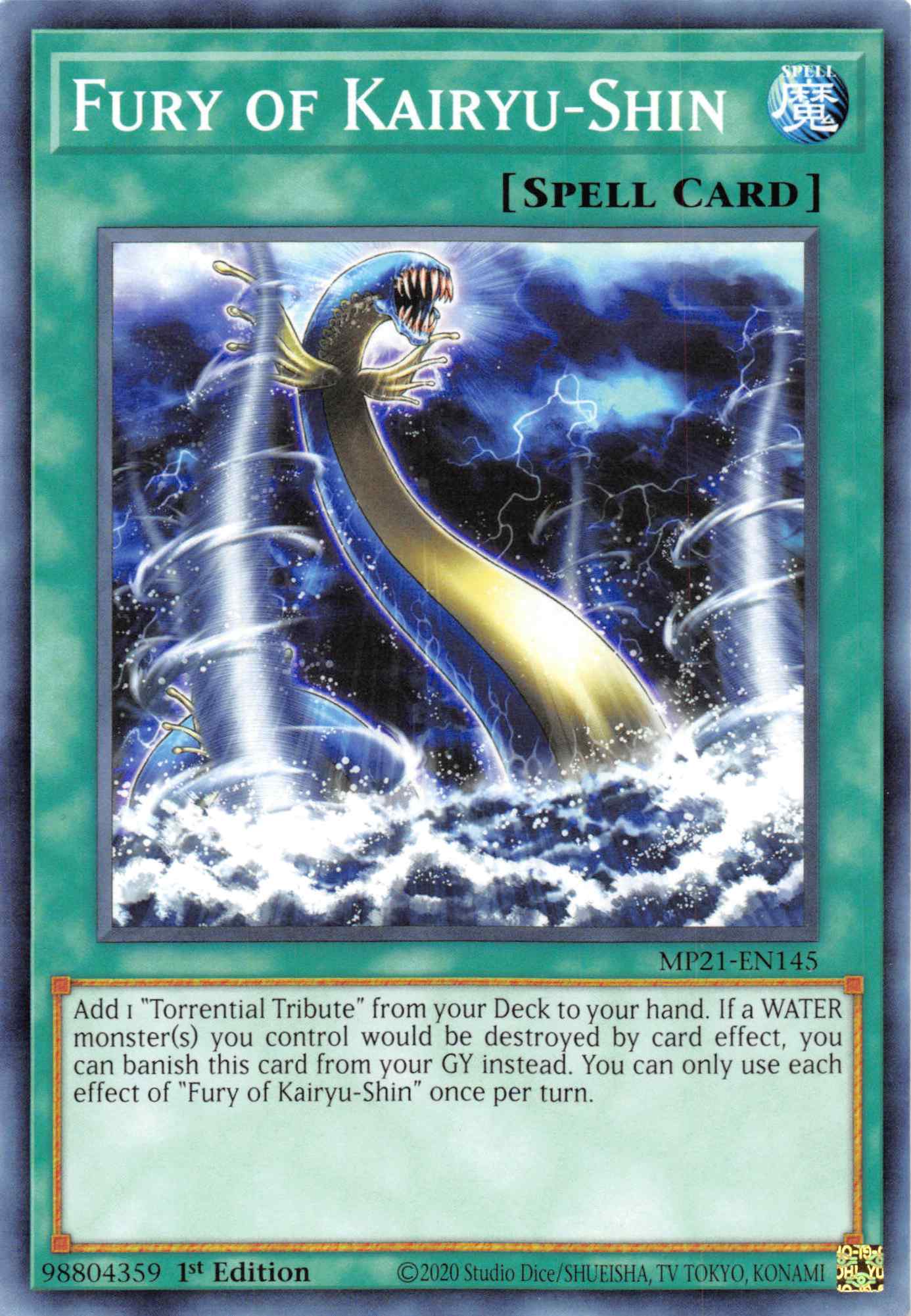 Fury of Kairyu-Shin [MP21-EN145] Common | Card Merchant Takapuna