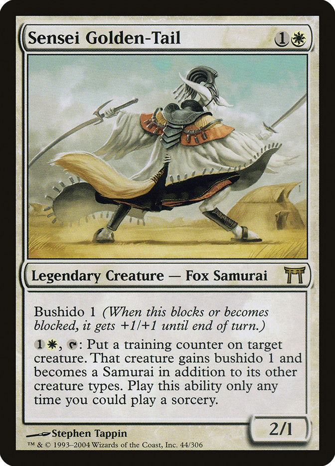 Sensei Golden-Tail [Champions of Kamigawa] | Card Merchant Takapuna