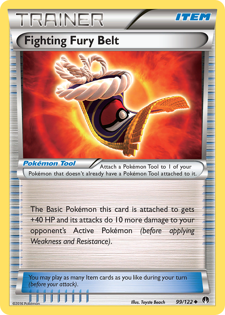 Fighting Fury Belt (99/122) [XY: BREAKpoint] | Card Merchant Takapuna