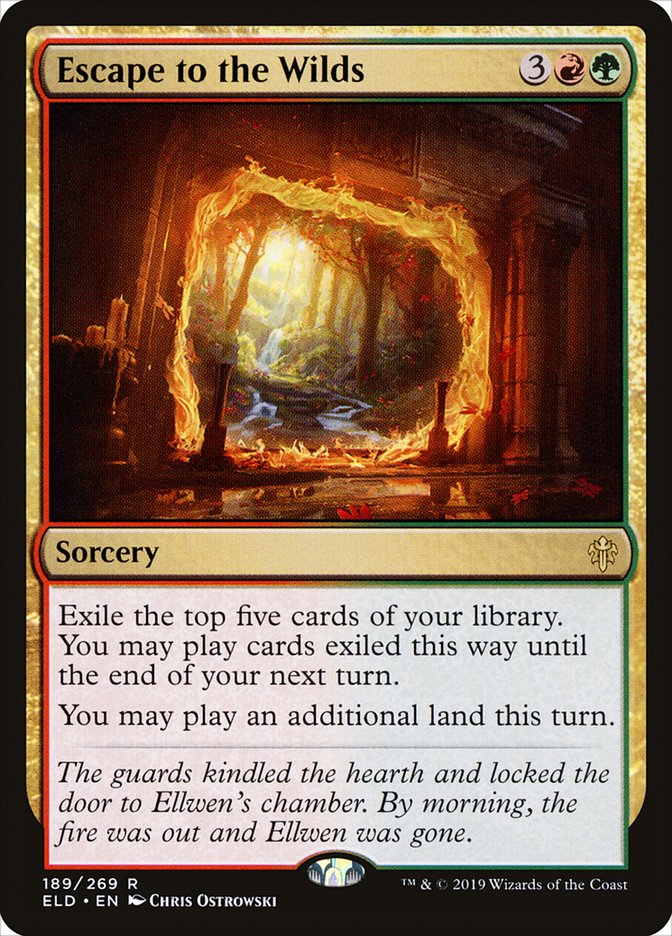 Escape to the Wilds [Throne of Eldraine] | Card Merchant Takapuna