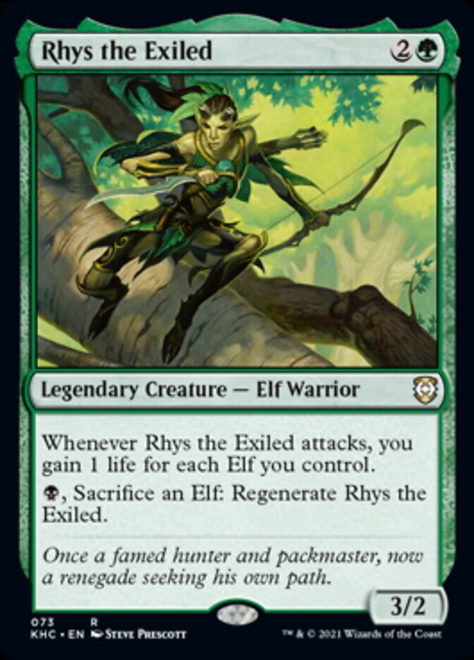 Rhys the Exiled [Kaldheim Commander] | Card Merchant Takapuna