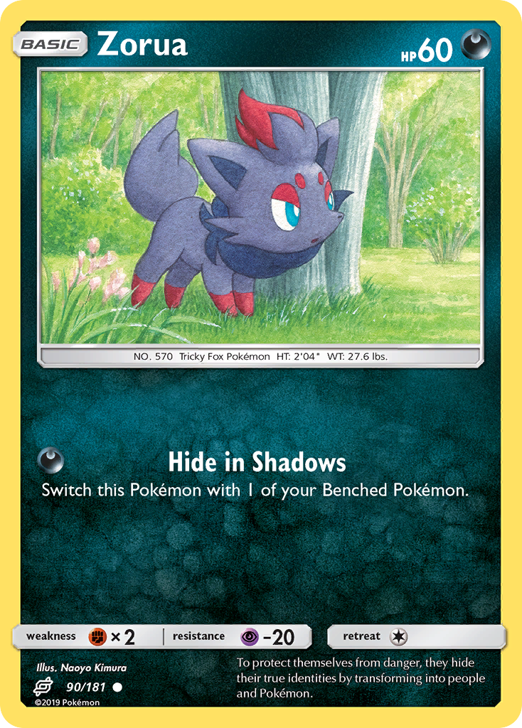 Zorua (90/181) [Sun & Moon: Team Up] | Card Merchant Takapuna