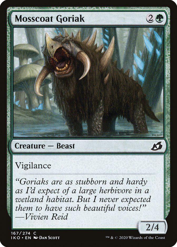Mosscoat Goriak [Ikoria: Lair of Behemoths] | Card Merchant Takapuna