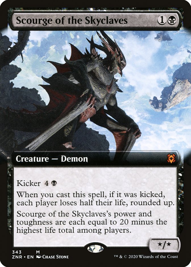 Scourge of the Skyclaves (Extended Art) [Zendikar Rising] | Card Merchant Takapuna