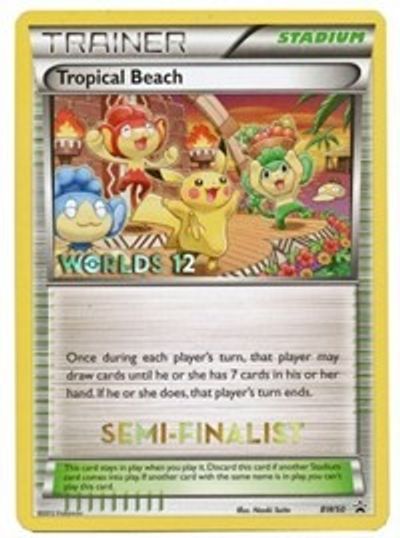 Tropical Beach (BW50) (Semi Finalist) [Black & White: Black Star Promos] | Card Merchant Takapuna