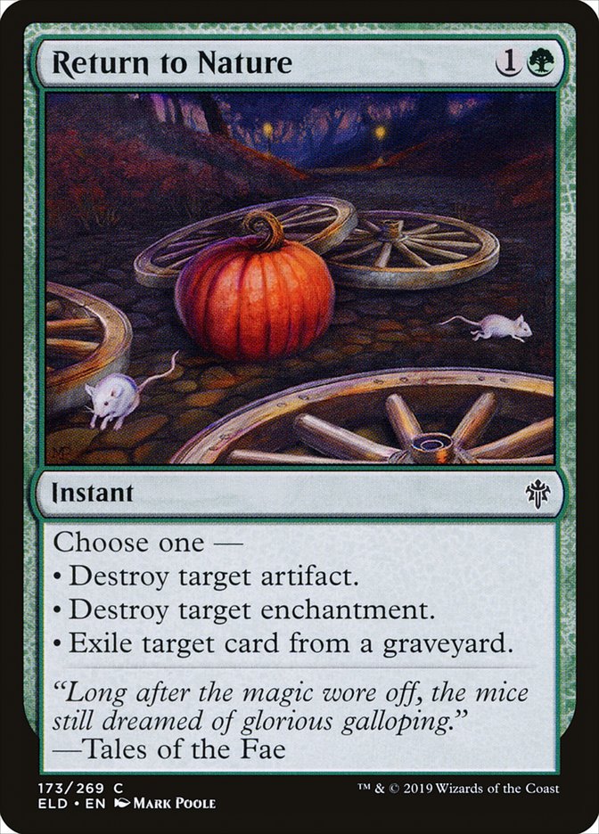 Return to Nature [Throne of Eldraine] | Card Merchant Takapuna