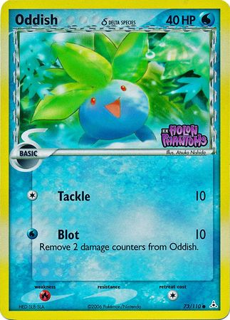 Oddish (73/110) (Delta Species) (Stamped) [EX: Holon Phantoms] | Card Merchant Takapuna