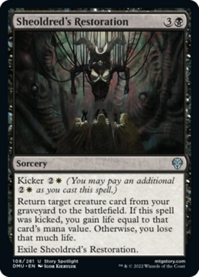 Sheoldred's Restoration [Dominaria United] | Card Merchant Takapuna