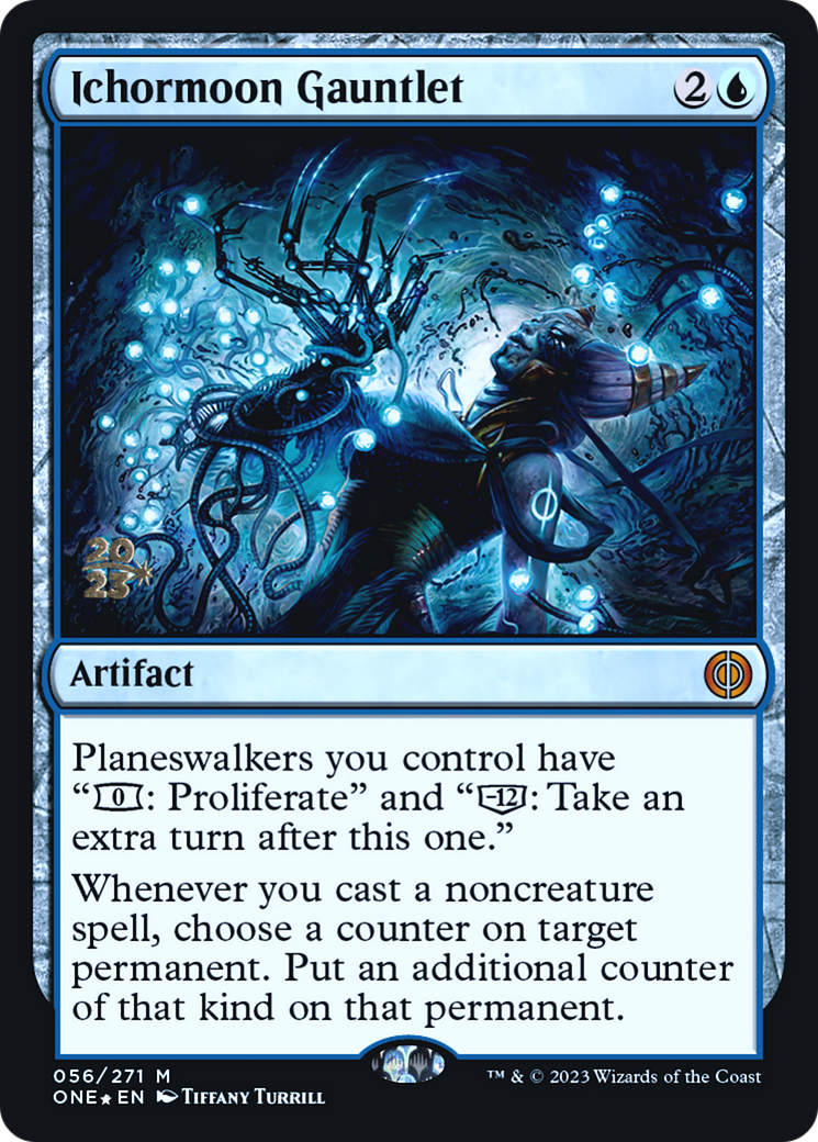 Ichormoon Gauntlet [Phyrexia: All Will Be One Prerelease Promos] | Card Merchant Takapuna