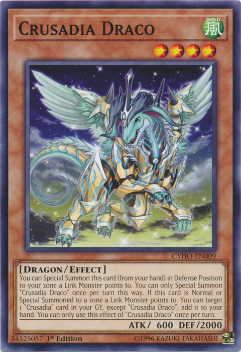 Crusadia Draco [CYHO-EN009] Common | Card Merchant Takapuna