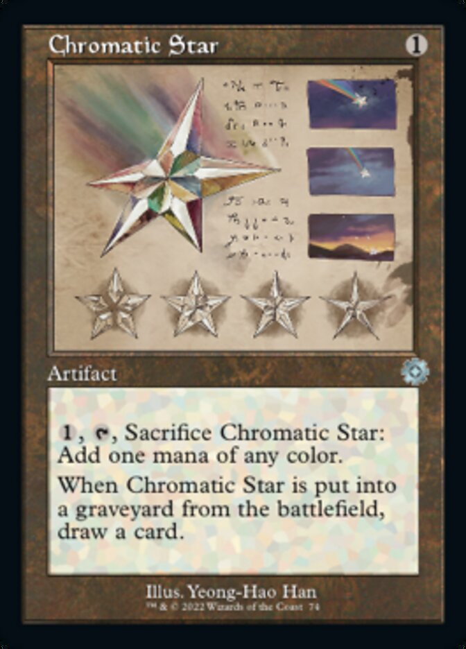 Chromatic Star (Retro Schematic) [The Brothers' War Retro Artifacts] | Card Merchant Takapuna