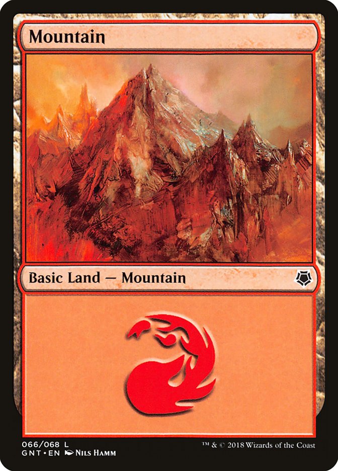 Mountain (66) [Game Night 2018] | Card Merchant Takapuna