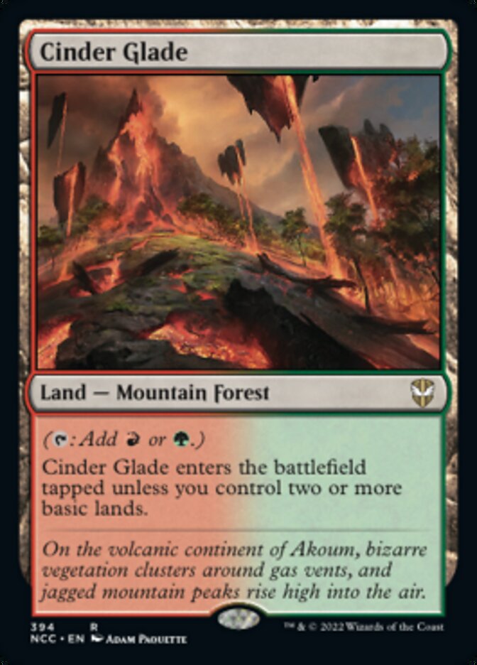 Cinder Glade [Streets of New Capenna Commander] | Card Merchant Takapuna