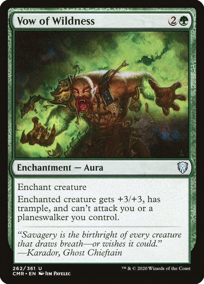 Vow of Wildness [Commander Legends] | Card Merchant Takapuna